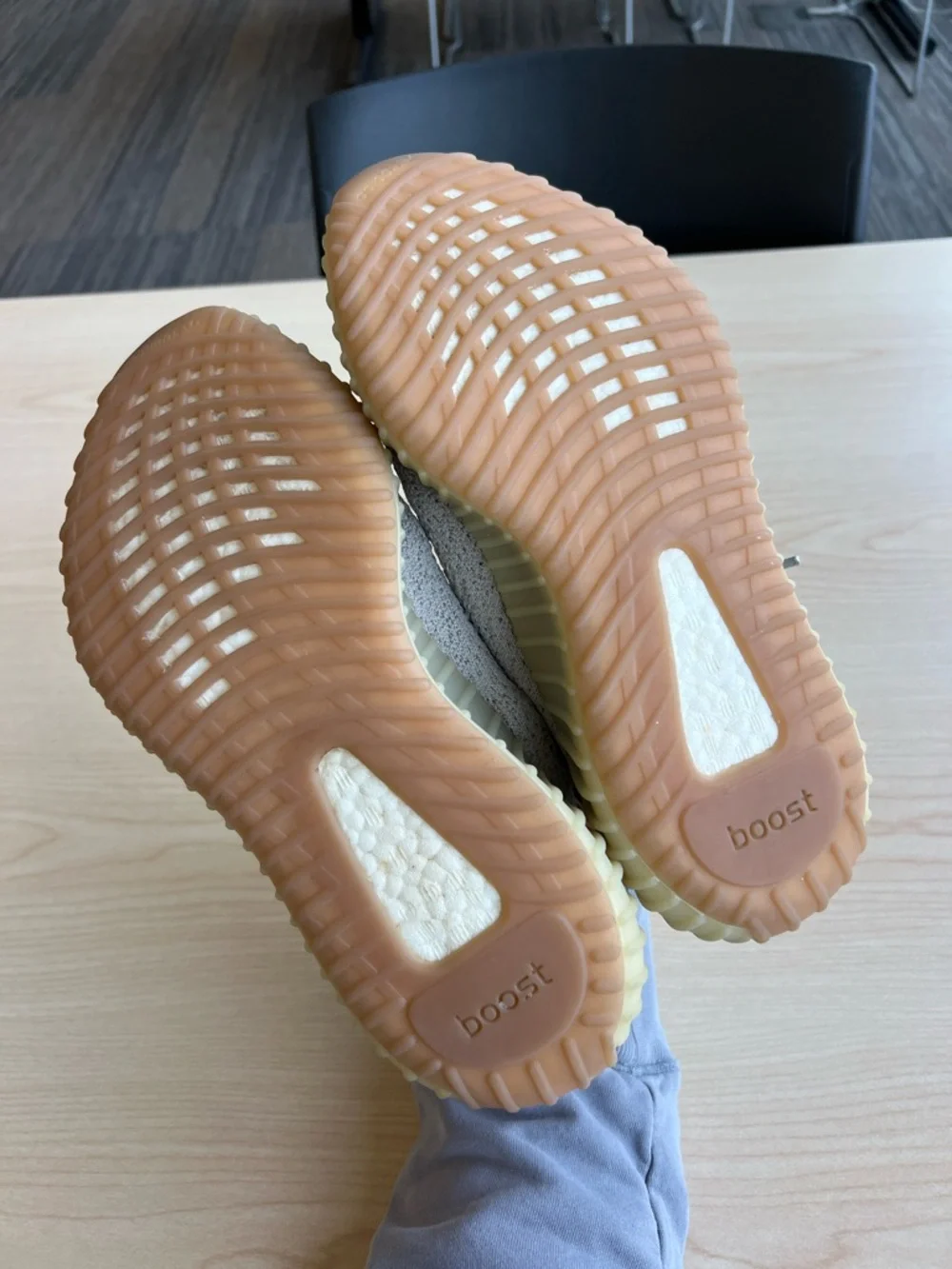 YEEZY x Adidas 350 V2 sesame sneakers neutral modern futuristic streetwear 6.5 - Picture 12 of 12